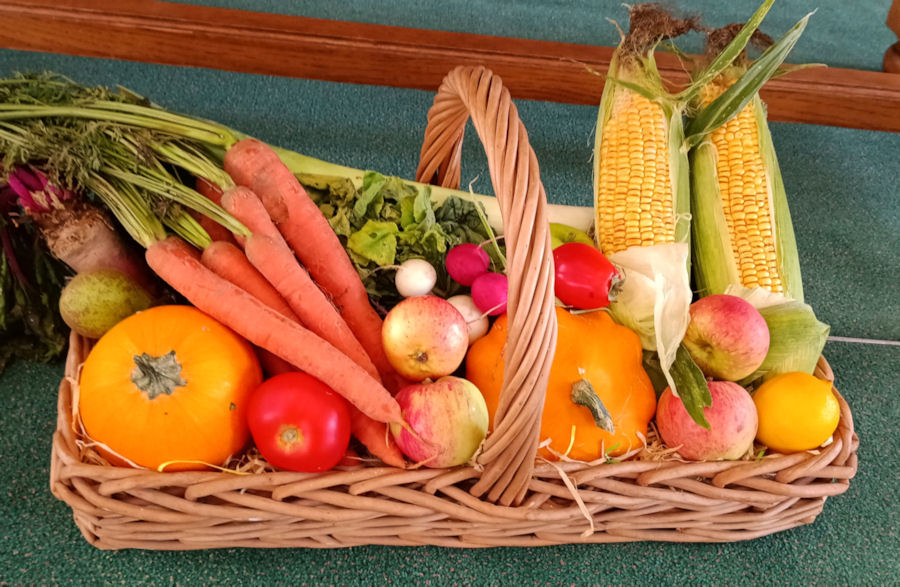 Basket of produce