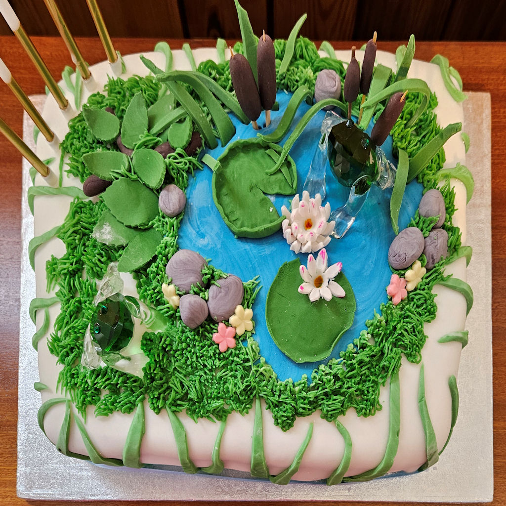 Frog pond cake